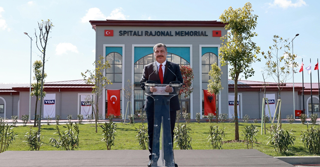 Sağlık Bakanı Koca: "Fier Dostluk Hastanesi, Balkanlar'a örnek olacak"