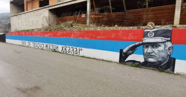 Sırp savaş suçlularını yücelten grafitiler tepki çekiyor
