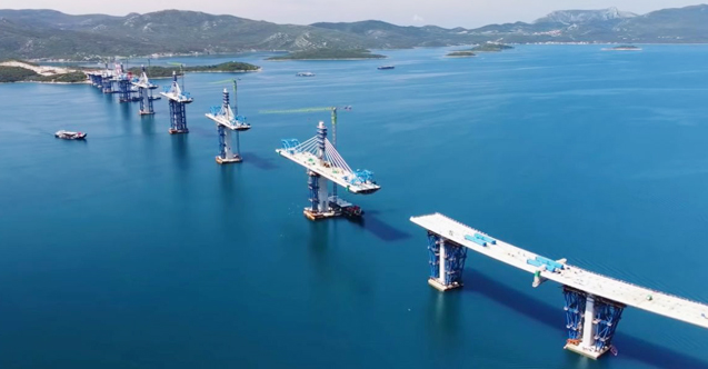 Bosna Hersek’in deniz egemenliğini ihlal eden Peljesac köprüsü tamamlanmak üzere