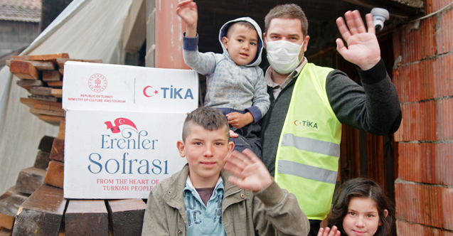 TİKA'dan Bosna Hersek'te ihtiyaç sahibi 1000 aileye yardım