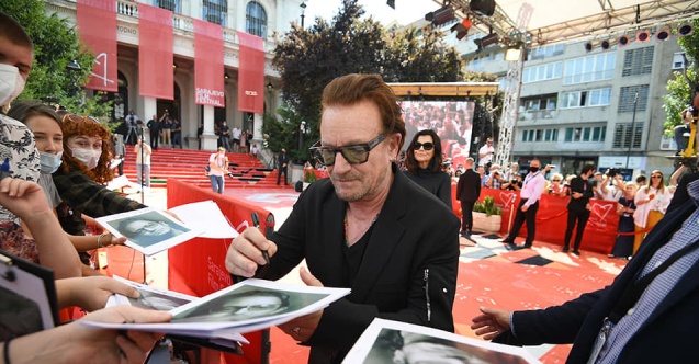U2'nun solisti Bono, Saraybosna Film Festivali'ne katıldı