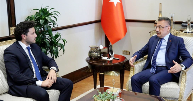 Cumhurbaşkanı Yardımcısı Oktay, Karadağ Başbakan Yardımcısı Abazoviç'i kabul etti