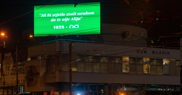 UID Bosna Hersek, Aliya İzetbegoviç'i andı