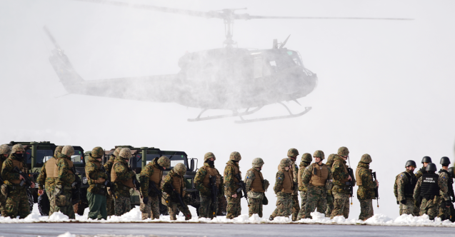 Bosna Hersek Silahlı Kuvvetleri'nden Saraybosna'da 16. yıla özel tatbikat