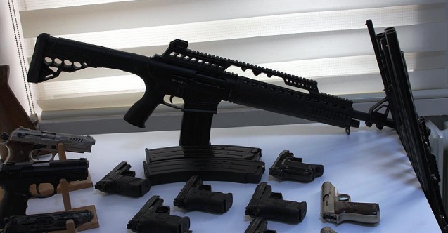 Üsküp'te yasadışı silah atölyesi bulundu