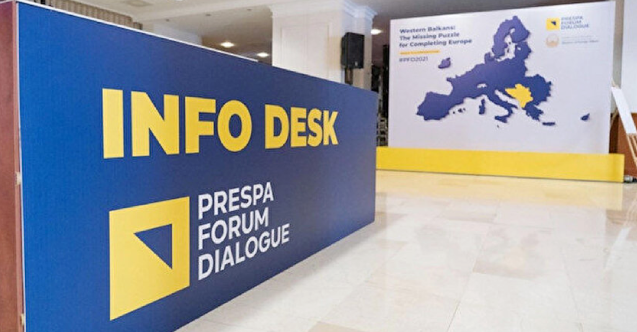 Prespa Diyalog Forumu'ndaki Türkiyesiz harita Çavuşoğlu'nun müdahalesiyle düzeltildi