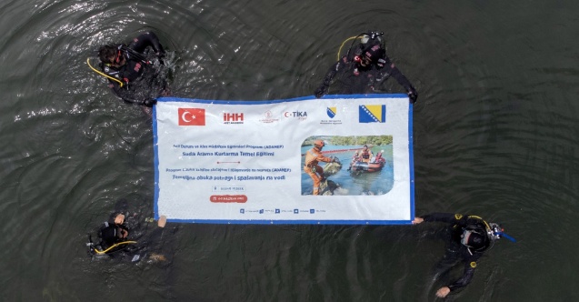 TİKA’dan Bosna Hersek’te “Suda Arama Kurtarma Eğitimi”