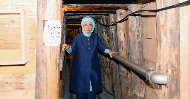 Emine Erdoğan, Bosna Savaşı'nın sembollerinden Umut Tüneli'ni ziyaret etti