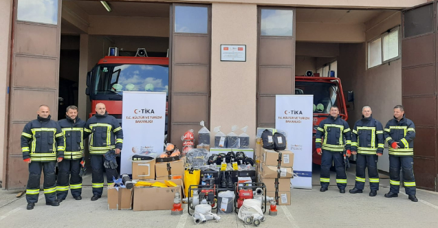 TİKA'dan Plav Belediyesi Koruma ve Kurtarma Merkezi'ne Ekipman Desteği