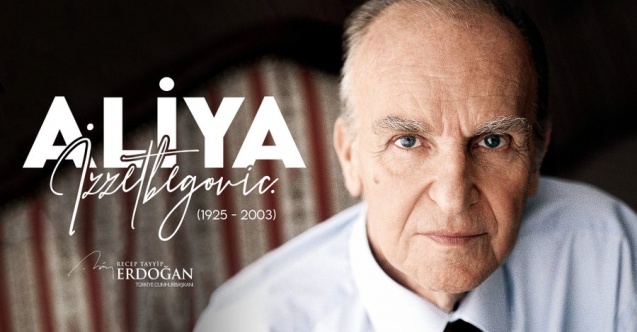 Cumhurbaşkanı Erdoğan, vefatının 19'uncu yılında Aliya İzetbegoviç'i andı