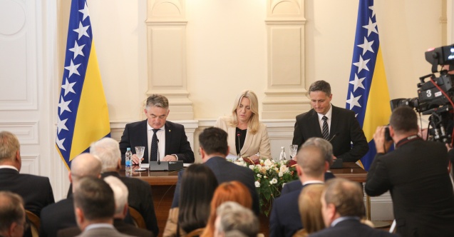 Bosna Hersek Devlet Başkanlığı Konseyinin yeni üyeleri görevlerini teslim aldı