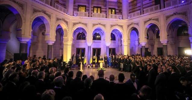 Bosna Hersek'in devlet olma yolunda temellerinin atıldığı 'Devlet Günü' resepsiyonla kutlandı