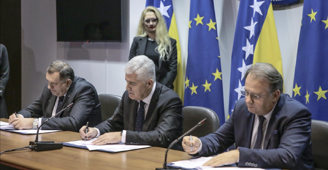 Bosna Hersek'te hükümet kurmanın yolunu açan koalisyon anlaşması imzalandı