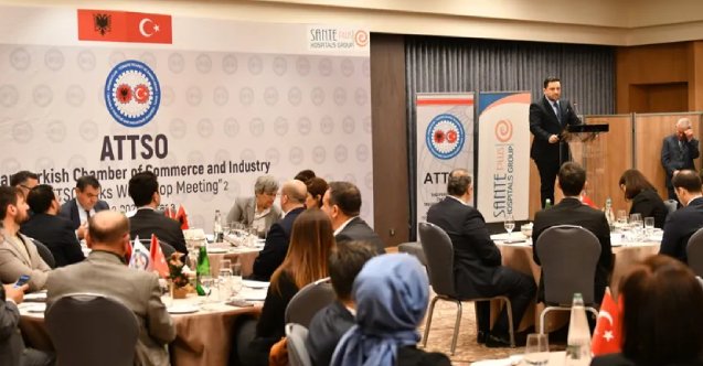 Tiran'da Arnavutluk-Türkiye Ticaret ve Sanayi Odası toplantısı yapıldı
