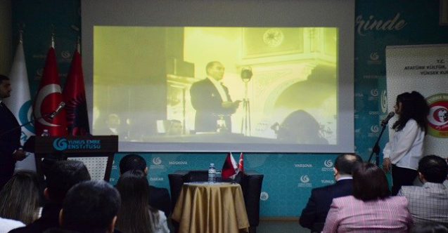 Tiran'da "Türkiye-Arnavutluk Diplomatik İlişkilerinin 100. Yılında Kültür, Dil ve Tarih" söyleşisi