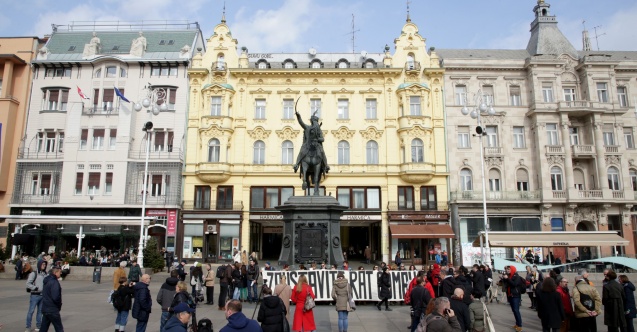 Sırbistan ve Hırvatistan'da Ukrayna'ya destek yürüyüşü düzenlendi