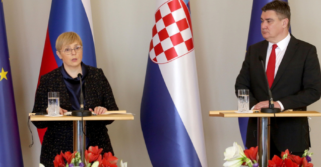 Slovenya Cumhurbaşkanı Pirc Musar, ilk resmi ziyaretini Hırvatistan’a yaptı