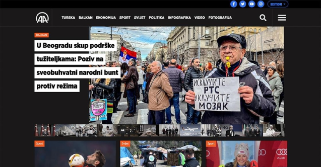 AA'nın Boşnakça-Hırvatça-Sırpça-Karadağca yayını 11 yaşında