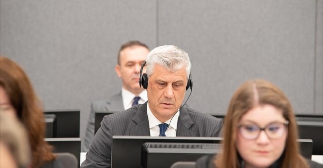 Eski Kosova Cumhurbaşkanı Taçi, savaş suçundan yargılandığı Lahey'de ifade verdi