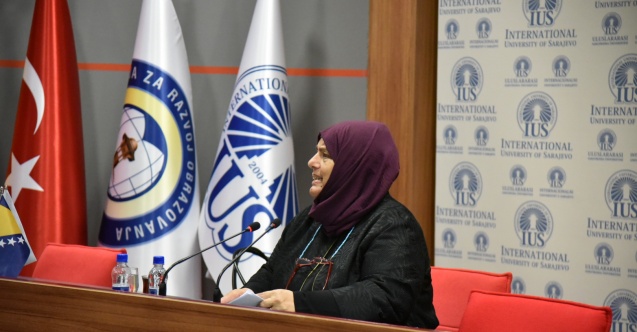 Star gazetesi yazarı Sibel Eraslan, Saraybosna'da söyleşiye katıldı