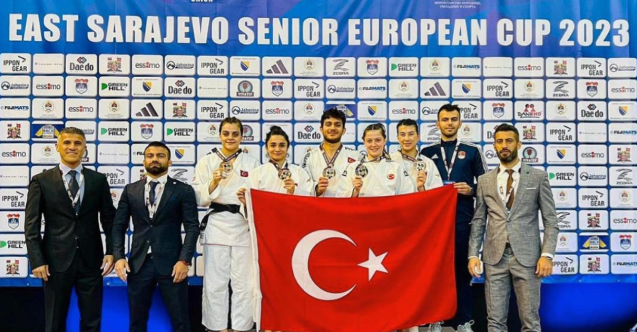Türk sporcular Bosna Hersek’ten 6 madalya ile döndü