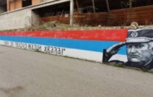 Sırp savaş suçlularını yücelten grafitiler tepki çekiyor