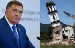 Bosnalı Sırp liderin “Kilise asla yıkılmayacak” açıklaması viral oldu