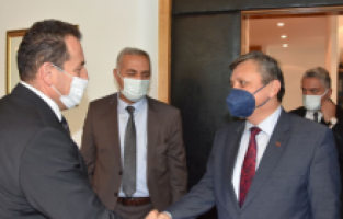 Türkiye Büyükelçiliği heyeti, Bosna Hersek Güvenlik Bakanı ile görüştü