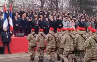 Banya Luka’da illegal kutlama: “Obiliç’in şanı için/Nemanjic’in haçı için”