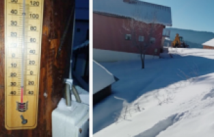 Karadağ’da en düşük sıcaklık rekoru