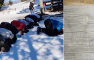 Sırp polisi, dağda namaz kılanlara ceza kesti!