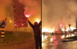 Yeni Pazar’da skandal görüntüler