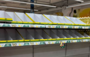Hırvatistan’da marketlerde panik alımı