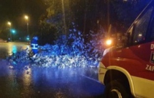 Hırvatistan'da dolu fırtınası