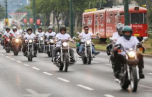 Srebrenitsa için motosiklet maratonu