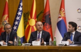 Çavuşoğlu, Belgrad'daki Açık Balkan Zirvesi'nde konuştu