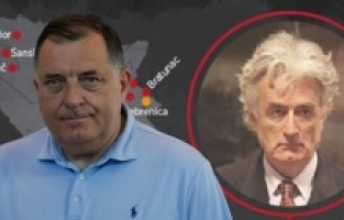 Sırp lider Dodik'ten savaş suçlusu Radovan Karadzic'e destek