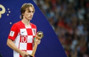 Dünya Kupası’nın son “Altın Top”u Hırvat futbolcu Modric’in