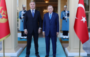 Erdoğan, Djukanovic ile görüştü