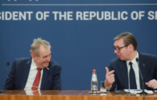 Çekya Cumhurbaşkanı Zeman’dan Sırbistan’a veda ziyareti