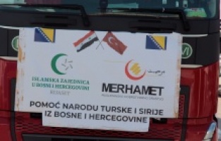 Bosna Hersek, Türkiye ve Suriye'deki depremzedeler için 20 yardım tırı gönderdi