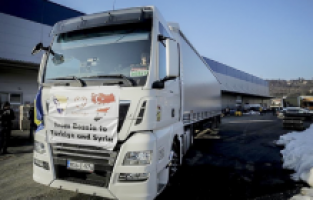 Bosna Hersek ve Sırbistan'da toplanan yardımlar Türkiye yolunda