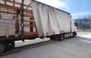 IUS’ta depremzedeler için toplanan yardımların son sevkiyatı yola çıktı