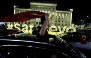 Erdoğan’ın galibiyeti Saraybosna’da kutlandı