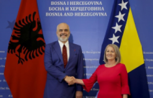 Edi Rama, Bosna Hersek'i ziyaret etti