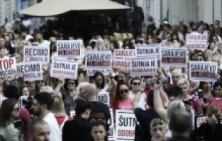 Bosna Hersek’te kadına şiddet protestosu