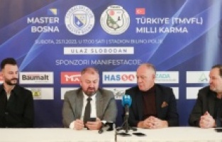 TMVFL milli karması ile Bosna Hersek veteran karması dostluk maçı yapacak