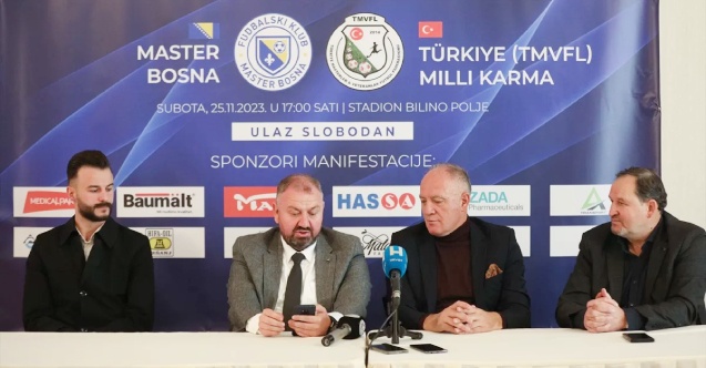 TMVFL milli karması ile Bosna Hersek veteran karması dostluk maçı yapacak